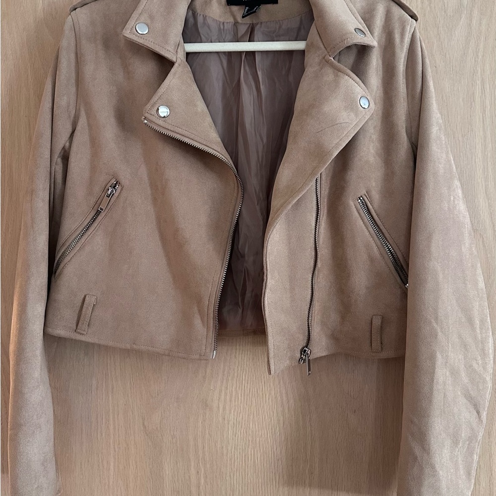 Forever 21 Tan Suede Women's Jacket